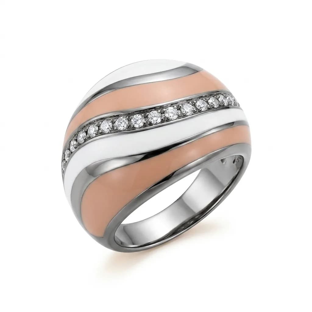 Cubic Zirconia & Sterling Silver Ring