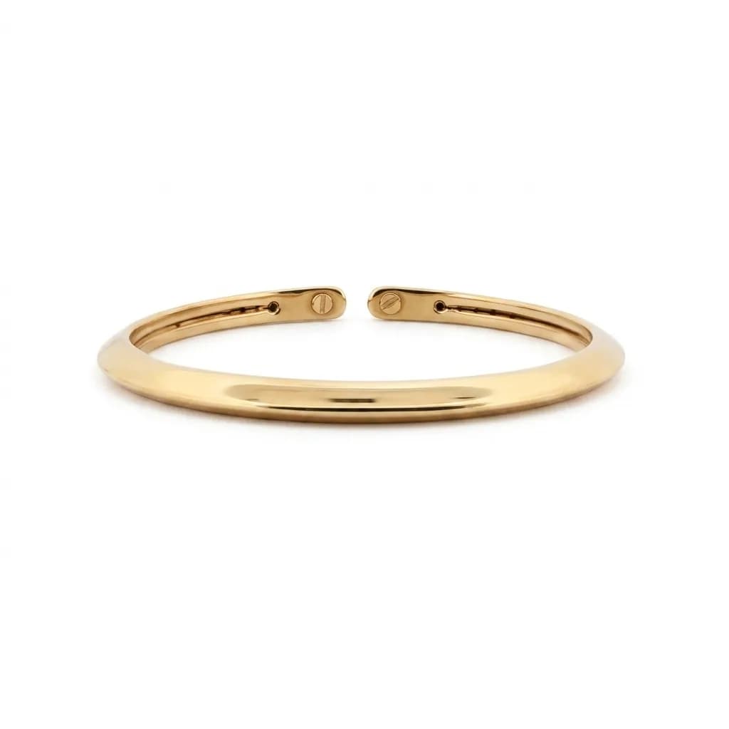 Twist Bangle in 18k Yellow Gold