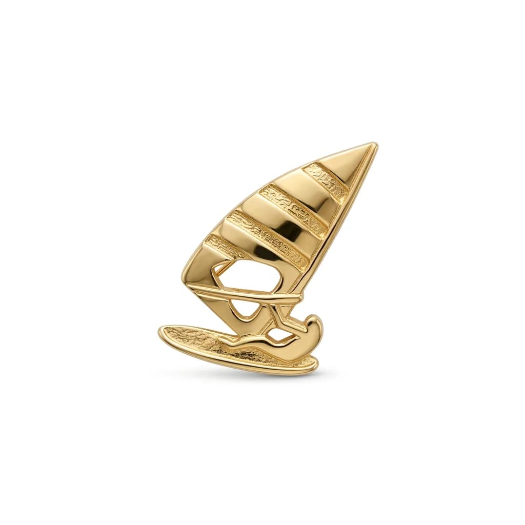 Elegant 18k Gold Brooch
