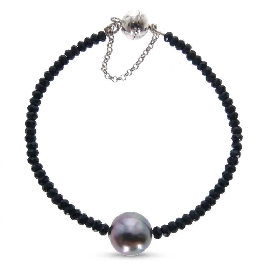 Tahitian Pearl & Gold Bracelet