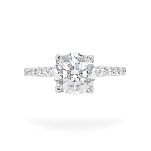 Platinum & Diamond Solitaire Ring
