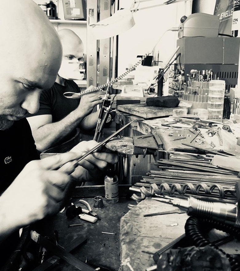 Jewellery valuation and assessment at the bench in the Scagnetti Cottesloe workshop